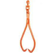 Heavy-Duty 32" Log Skidding Tongs with Rotating Claw for Efficient Lifting