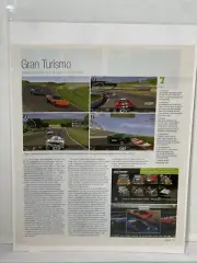 Gran Turismo video game review magazine article print ad wall art ephemera