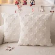 4Th of July Pillow Covers 18X18 Inch Set of 2 White Memorial Day Independence Da