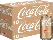 Coca-Cola Vanilla Soft Drink Multipack Cans 20 x 375 mL