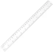 10Pcs Magnifying Ruler Transparent Measuring Tool for Accurate Calculations Office Teaching and Drawing for Students and Professionals