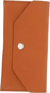 NUOBESTY Men's Pu Wallet Large Capacity Cash Envelope Button Wallet Compact Cards Pouch Perfect for Business and Leisure
