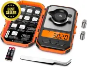 Digital Pocket Scale 50g/0.001g Mini Milligram Scale Jewelry Food Tare Orange