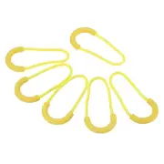 Zipper Pulls Extension Handle Cord, 10 Pack Plastic U-Shape Extender, Yellow