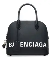 Balenciaga Ville Small Handbag in Black and White