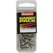 Champion Handy Pack Self-Tapping Screws BH165, 10G x 3/4"
