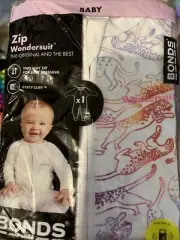Bonds Zip Wondersuit Rainbow Cheeta Sz 00 Bnip Acc565