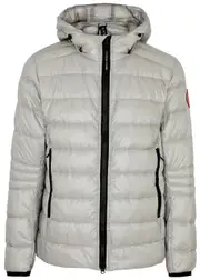Canada Goose Crofton Quilted Shell Jacket , Men's Designer Shell Jacket, Silver - S S
