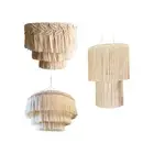 Macrame Lamp Shade Lampshade Weaving Bohemian Ornaments Chic Light Shade for