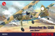 1/72 German reconnaissance aircraft Henschel Hs 126B Sabre Kits 7012 Model kit