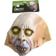 $29.99 Morbid Enterprises No Lip Ghoul Mask Zombie Halloween Mask Costume NWT