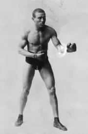 Joe Gans Old Time Boxer Poses Filed 1922 OLD BOXING PHOTO