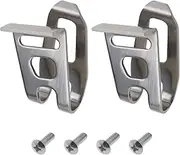 [eMagTech] 2pcs Electric Drill Belt Hook Clips with Screws 346449-3 Compatible with Makita XFD01 XFD07D DTD144 DTD144Z 12V 18V Cordless Drill Impact Driver Belt Clip