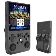 R36 Max Handheld Game Console 128GB Black