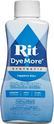 Rit Dye 155940 UR810.SABL Fabric Liquid Dye Synthetic Dyemore, Sapphire Blue