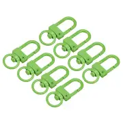 Swivel Clasps Snap Hook, 33x13mm Lobster Claw Clasp for DIY Green, 8Pcs