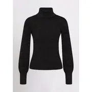 Frost Shimmer Roll Neck Knit