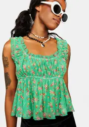 Under The Sunlight Ruched Crop Tank