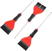 FOYTOKI 3Pcs Durable Hair Dye Applicator Brush Lightweight Practical Barber Tools for DIY Tint Mixing and Smooth Color Application at Home