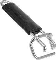 [Spares2go] Grill Pan Handle with Rubber Grip Compatible with Belling Oven Cookers