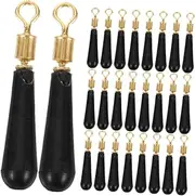 KOMBIUDA 50pcs Fishing Float Stops Rotating Fishing for Saltwater Freshwater Sturdy Tangle