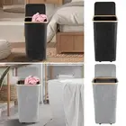 Laundry Hamper with Wheels 110L Rolling Laundry Basket with Lid and clOoz