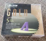 Allsop The New Gold Standard 5 pack CD-rom, CD, CDR, DVD replacement cases