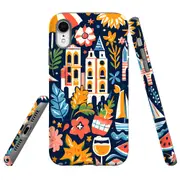For iPhone XR Tough Protective Cover, Summer Fun