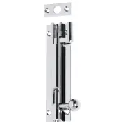 10cm Offset Barrel Bolt, Chrome