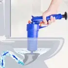Air Pump Pipe Plunger Drain Cleaner Blockage Clogged Remover for Bathroom Toilet