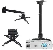 Universal Projector Mount Adjustable Ceiling Wall Mount Projector Extending A...