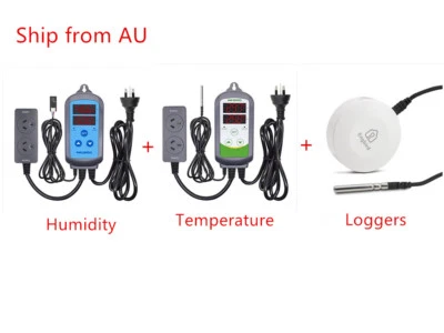 Inkbird Digital Temperature + Humidity Controller ITC-308 IHC-200 + Data Logger