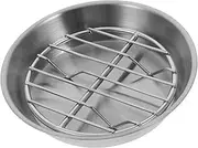 Cooling Rack Baking Tray Stainless Steel Griddle Compact Diameter for Transport