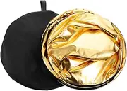 HOMOBABE 5 Photography Lighting Reflector Photography Reflector Boards Round Light Diffuser 5 in 1 Diffuser Reflective Cloth