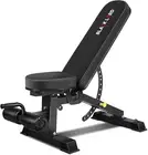 Foldable Weight Bench for Incline Decline Flat Dumbbell Press, Adjustable FID Be