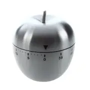 Stainless Steel 60-Minute Countdown Kitchen Cooking Mechanical Alarm Timer7367