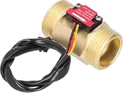 Water Sensor Meter Flowmeter 1.3in Brass Male Thread Swimming Pool Pipe