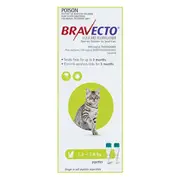 Bravecto Cat Spot On 112.5Mg Green 1.2-2.8Kg