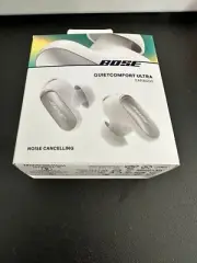 NEW- Bose QuietComfort Ultra Wireless Bluetooth Noise Cancelling Earbuds - White