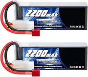 3S 35C 11.1V 2200mAh RC LiPo Battery Softcase T Plug RC Cars RC Quadcopter Aireplane Helopter FPV Drones Spare Parts and Accessories