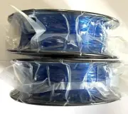 You Get 2 - Yoyi TPU 1.75 mm Transparent Blue 3 D Printing Filament 1 kg Roll