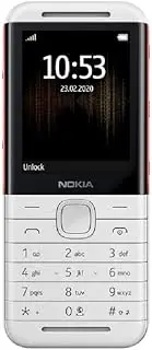 [Nokia] 5310 2.4 Inch 8 MB UK SIM-Free 2G Feature Phone (Dual Sim) - White/Red