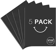 Golden State Art, Acid Free 5 Pack 16x20 Black Foam Boards Foam Core Poster Board, 3/16'' Thick Polystyrene Foam Sheet for Projects, Mounting, Crafts, Art and Presentations