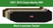 Lloyd Luxe Small Trunk Carpet Mat for '07-15 Aston Martin DB9 w/British Flag (for: Aston Martin)