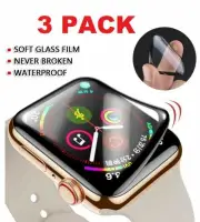 3x Apple iWatch 1/2/3/4/5/6/SE Full Cover Screen Protector 38/40/42/44mm
