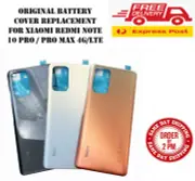 ORIGINAL XIAOMI REDMI NOTE 10 PRO 4G MAX BACK GLASS BATTERY COVER REAR HOUSING