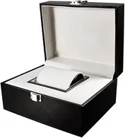 [CFZSALK] Watch Box Watch Holder Watch Box Leather Watch Case Watche Storage Jewelry Display Boxes For Women Watch Organizer Watch Case (Color : White) KeYJ