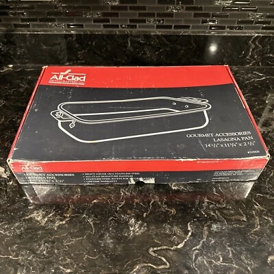 New All-Clad Stainless Steel 14" x 12" X 2.5”Lasagna Pan