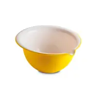 在飛比找momo購物網優惠-【OMADA】烘培甜點抗菌攪拌碗 黃色 3.0L(Micro