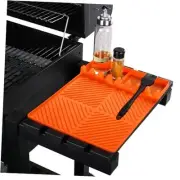 Griddle Mat Barbeque Grill Accessories Tools for Blackstone, Side Shelf Orange